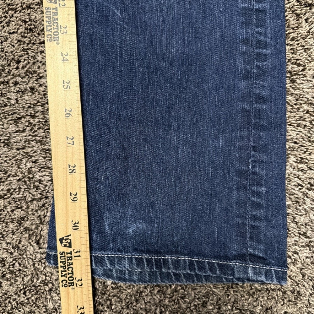 BKE Jeans Womens 30 L Boot Cut Low Rise Denim Stretch Dark Wash Payton 34x31.5 - Picture 8 of 10
